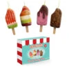Family Ice Cream Pack 3D Ornaments (Set Of 4)