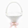 Bethany Lowe Large White Easter Basket - 53cm