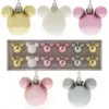 Mickey Mouse Mini Blush Baubles (Set Of 12) - 5.5cm