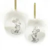 Mickey And Minnie Mouse Christmas Baubles (Set Of 2) - 8cm