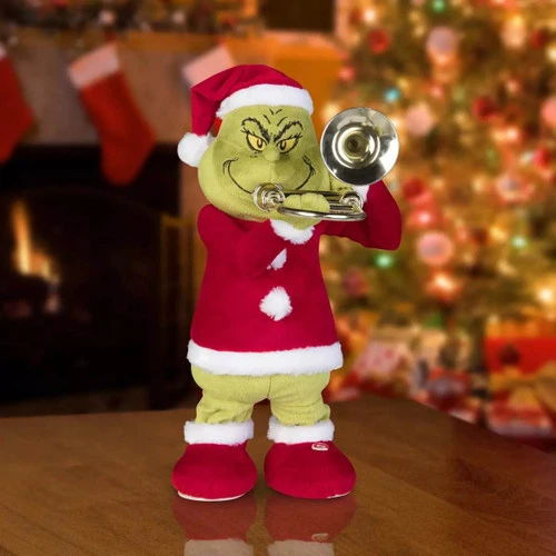 Dr Seuss Grinch Trombone Animated - 31cm - Image 2