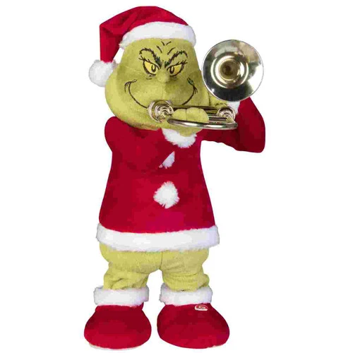 Dr Seuss Grinch Trombone Animated - 31cm