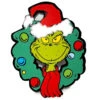 Dr Seuss Wall Decor Grinch Head Wreath - 69cm