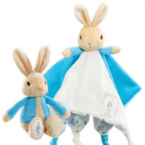 Peter Rabbit Rattle And Comfort Blanket Gift Set - 24cm - Image 2