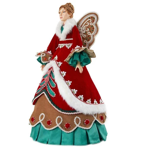 Katherine's Gingerbread Cone Angel (Gingerbread Forest) - 55.5cm - Image 2