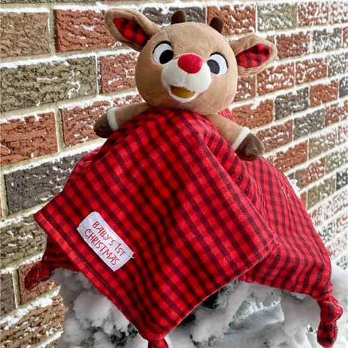 Rudolph Comfort Blanket - 30cm - Image 2