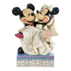 Jim Shore Mickey And Minnie Wedding - 16.5cm
