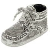 Silver Birth Record Baby Shoe - 7cm