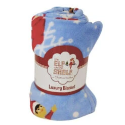 Elf On The Shelf Snowflakes Fleece Blanket - 150cm