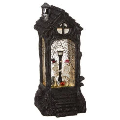 Skeleton Lighted Water Lantern - 29cm