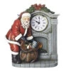 Santa Claus Traditional Clock - 20cm
