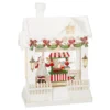 RAZ Baking Santa Lighted Water House - 25cm
