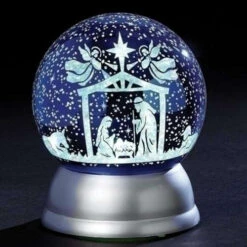 Holy Family Night Sky LED Swirl Dome - 12cm