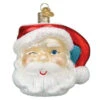 Santa Mug Glass Ornament - 6cm