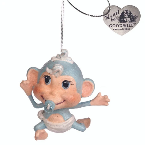 Goodwill Baby Monkey Ornament - 9cm - Image 3