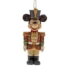 Disney Traditions Mickey Mouse Nutcracker Hanging Ornament - 9cm