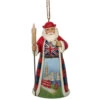 Santas Around The World British Hanging Santa Claus - 10cm