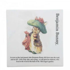 Beatrix Potter Benjamin Bunny Plaque - 15.5cm
