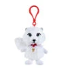 Plushie Pal Arctic Fox With Clip