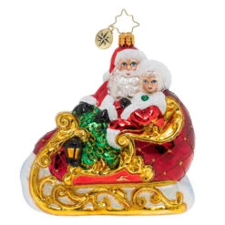 Christopher Radko Glass Date Night Ornament - 12cm