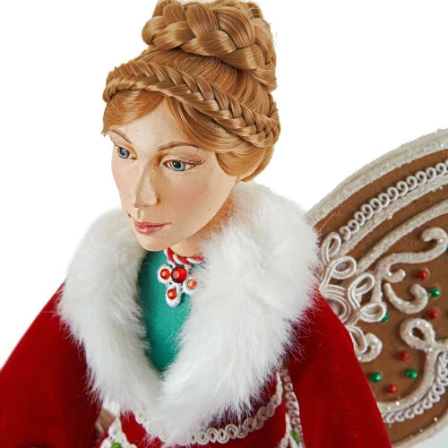 Katherine's Gingerbread Cone Angel (Gingerbread Forest) - 55.5cm - Image 4