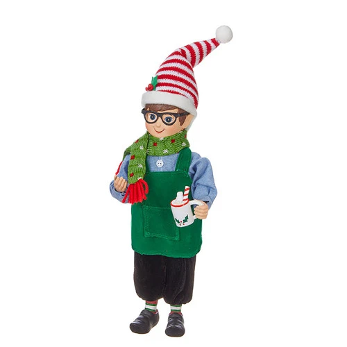 RAZ Christmas Coffee Elf (2 Designs) - 33cm - Image 3