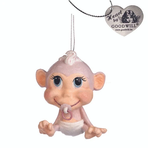 Goodwill Baby Monkey Ornament - 9cm - Image 2