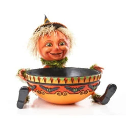 Pumpkin With Candy Bowl - 60cm