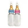 Baby Bottle Glass Ornament - 10cm