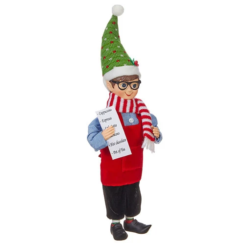 RAZ Christmas Coffee Elf (2 Designs) - 33cm - Image 2