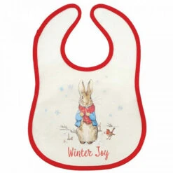 Beatrix Potter Peter Rabbit Christmas Bib - 37cm