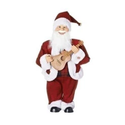 Musical Guitar Santa Claus - 61cm