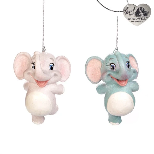 Goodwill Baby Elephant Ornament - 10cm