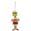 Dr Seuss Grinch Merry Grinchmas Ornament - 12.5cm