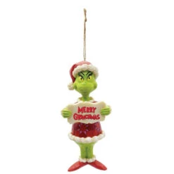 Dr Seuss Grinch Merry Grinchmas Ornament - 12.5cm