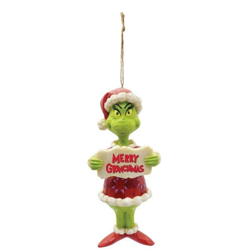 Dr Seuss Grinch Merry Grinchmas Ornament - 12.5cm