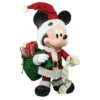 Large Merry Mickey Mouse Delivering Christmas Gifts - 76cm