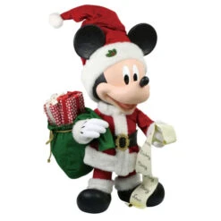 Large Merry Mickey Mouse Delivering Christmas Gifts - 76cm