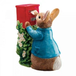 Peter Rabbit Posting A Letter Money Bank - 17cm