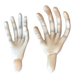 White Halloween Alien Hands