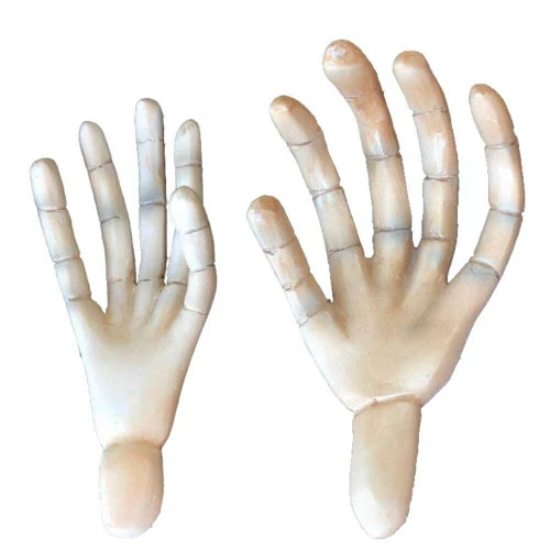 White Halloween Alien Hands