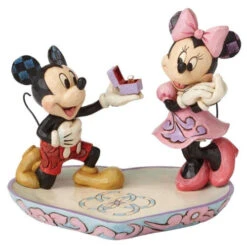 Jim Shore Mickey Proposing Minnie - 13cm