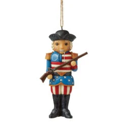 Jim Shore American Nutcracker Ornament - 11.4cm