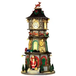 Lemax Multi Layer Christmas Clock Tower