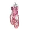 Ballet Toe Shoes Glass Ornament - 11cm