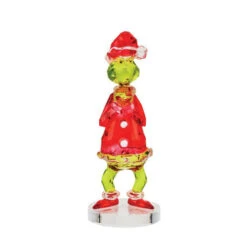 Dr Seuss The Grinch Acrylic Crystal Figurine - 10cm