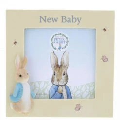 Peter Rabbit New Baby Frame - 10cm