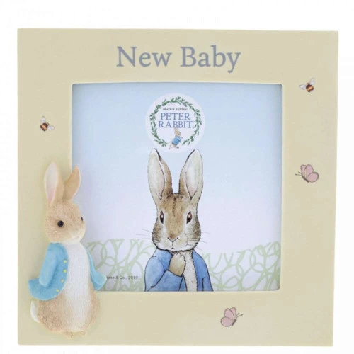 Peter Rabbit New Baby Frame - 10cm