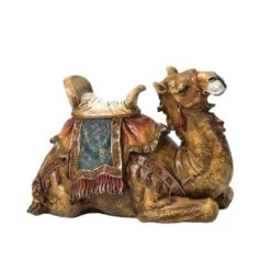 Nativity Seated Camel With Saddle - 36cm