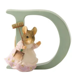 Beatrix Potter - Letter D Hunca Munca Figurine - 7cm